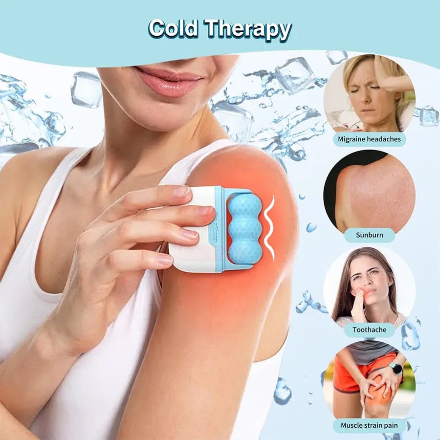 Hello Face Ice Roller, 2 Faced Ice Massager, W V Shaped Face Ice Roller, Double Head Face Lift Roller, Reusable Facial Cool Roller, Ice Facial Roller For Brighten Complexion Hello Face Ice Roller, 2 Faced Ice Massager, W V Shaped Face Ice Roller, Double Head Face Lift Roller, Reusable Facial Cool Roller, Ice Facial Roller For Brighten Complexion